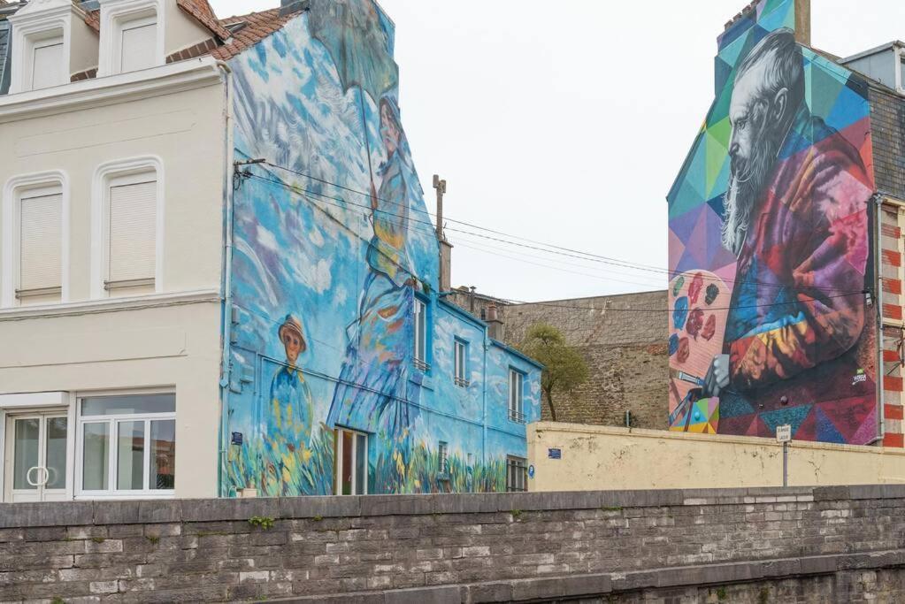 Station Street Art 2-4 Pers Wifi Lejlighed Boulogne-sur-Mer Eksteriør billede